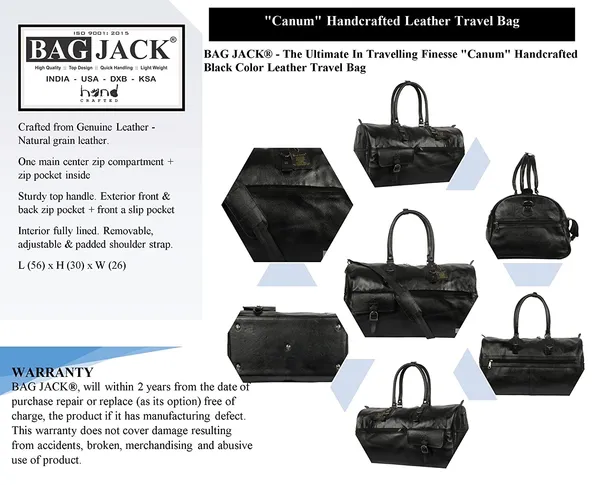 Leather_Storage_Carry_On_Handle_Shoulder_Strap_Suitcase|_3-Yrs_Warranty|_Bag_Jack