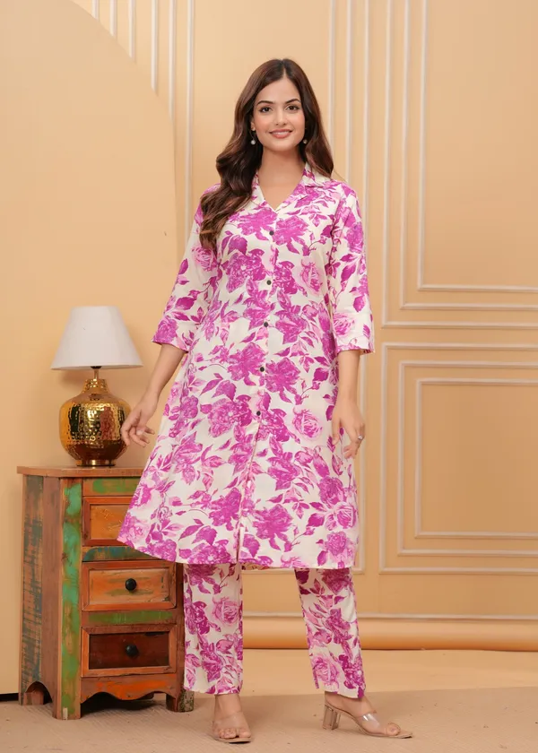 Chic_Collar_Print_Co-ord_Set