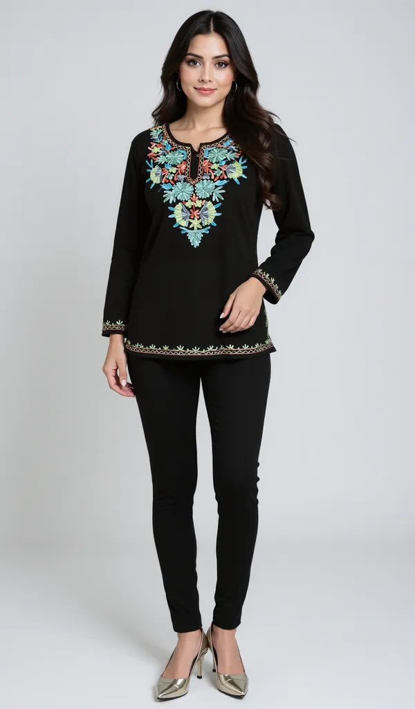 Woolen_Knitted_Top_with_Embroiudery_Work