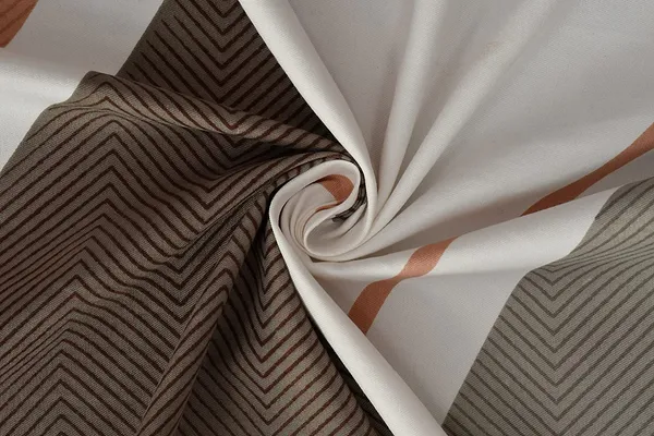 220TC_Heavy_Elastic_Fitted_100%_Cotton_Feel_Printed_King_Size_Double_Bed_Bedsheet_with_2_Pillow_Cover_(72"x78"_Upto_6"_Mattress)_Multi_Cones