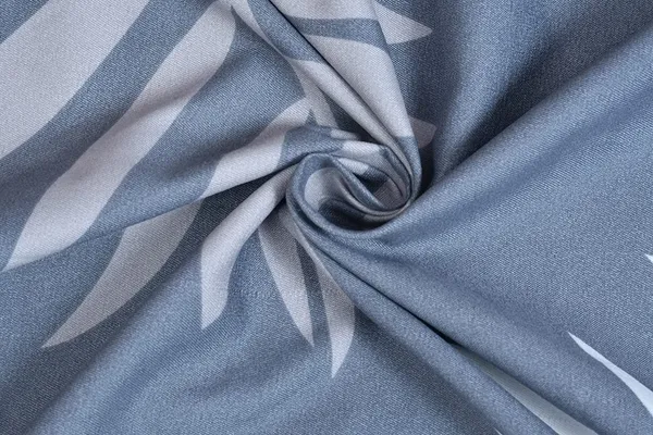 220TC_Premium_Elastic_Fitted_100%_Cotton_Feel_Printed_King_Size_Double_Bed_Bedsheet_with_2_Pillow_Cover_(72"x78"_Upto_6"_Mattress)_Gray_Leafs