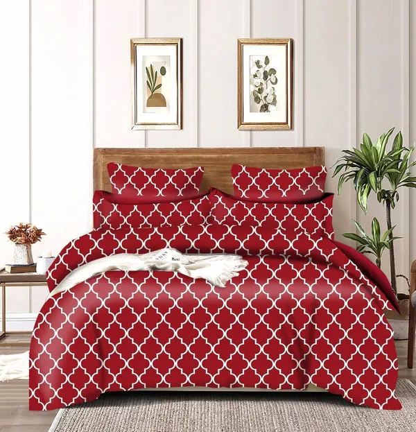220_TC_Cotton_All_Round_Elastic_Fitted_Bedsheet_with__2_Pillow_Covers__(72X78X_Upto_10_Inches)_&_360_Degree_Elasticated