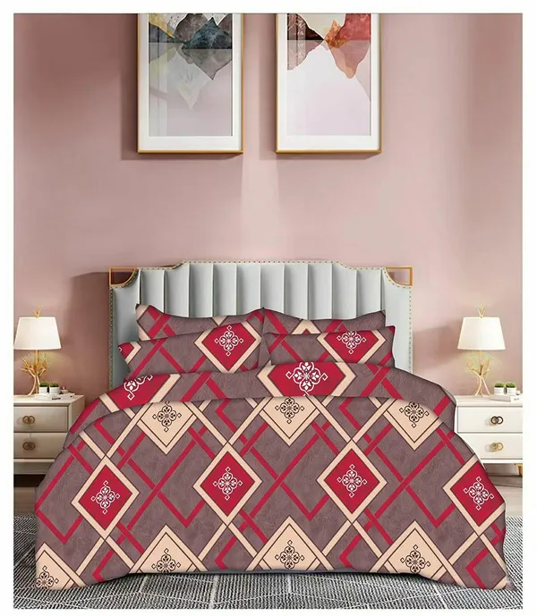 DECORUM_220_TC_Cotton_All_Round_Elastic_Fitted_Bedsheet_with_2_Pillow_Covers_(72X78X_Upto_10_Inches)_&_360_Degree_Elasticated