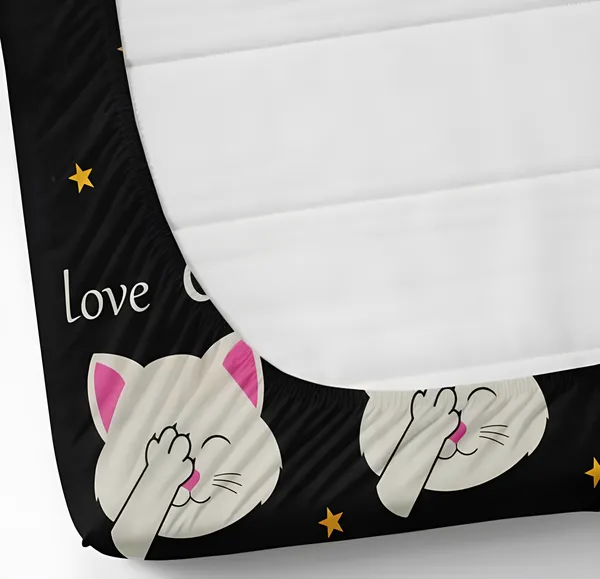 CAT_DESIGN_220_TC_Double_Bedsheet_With_2_Pillow_Covers_(72X78X_Up_to_10_Inches)_&_360_Degree_Elasticated