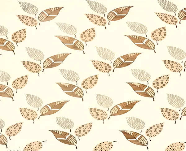 CREAMISH_LEAVES_220_TC_Fitted_Bedsheet_with_2_Pillow_Covers_(72X78X_Upto_10_Inches)_&_360_Degree_Elasticated