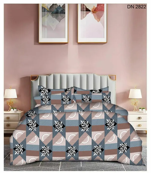 BROWN_BOX_220_TC_Fitted_Elastic_Bedsheet_with_Two_Pillow_Covers_(72X78X_Up_to_10_Inches)_&_360_Degree_Elasticated
