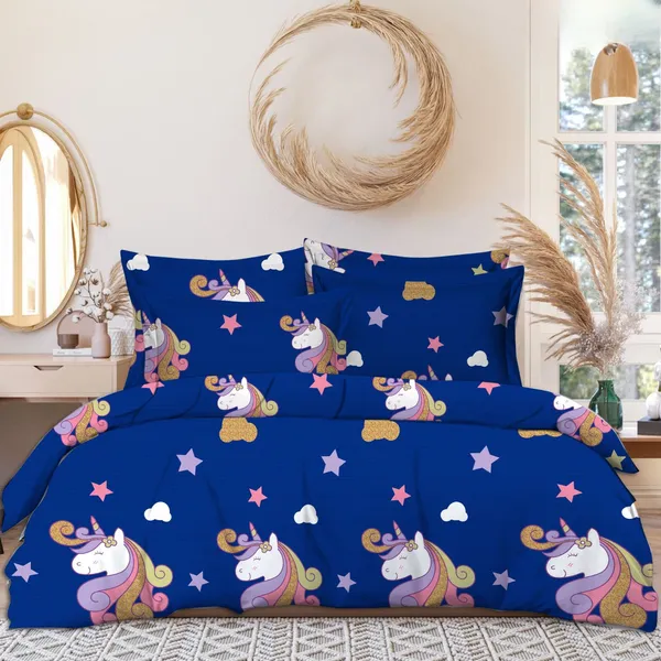 BRIDA_UNICORN_220_TC_Fitted_Bedsheet_with_2_Pillow_Covers_(72X78X_Up_to_10_Inches)_&_360_Degree_Elasticated