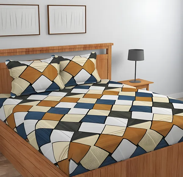 220_TC__Fitted_Elastic_Bedsheet_With_Two_Pillow_Covers_(72X78X_Upto_10_Inches)_&_360_Degree_Elasticated