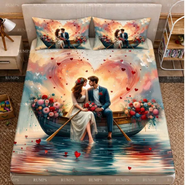 360_TC_-_Pure_Cotton_7D_Digital_Flat_bedsheet_with_Two_Pillow_Covers_having_King_and_Queen_Size_(King_Size_-90x100_inches)(Queen_size-_90x90_inches_)_Pillow_Cover_Size_18_x_28_inches)
