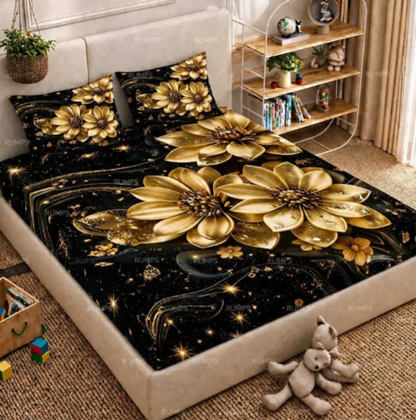 360_TC_-_Pure_Cotton_7D_Digital_Flat_bedsheet_with_Two_Pillow_Covers_having_King_and_Queen_Size_(King_Size_-90x100_inches)(Queen_size-_90x90_inches_)_Pillow_Cover_Size_18_x_28_inches)
