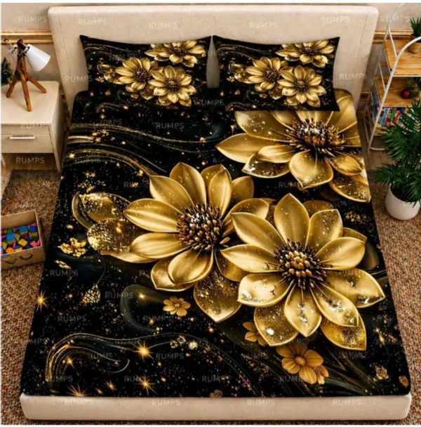 360_TC_-_Pure_Cotton_7D_Digital_Flat_bedsheet_with_Two_Pillow_Covers_having_King_and_Queen_Size_(King_Size_-90x100_inches)(Queen_size-_90x90_inches_)_Pillow_Cover_Size_18_x_28_inches)