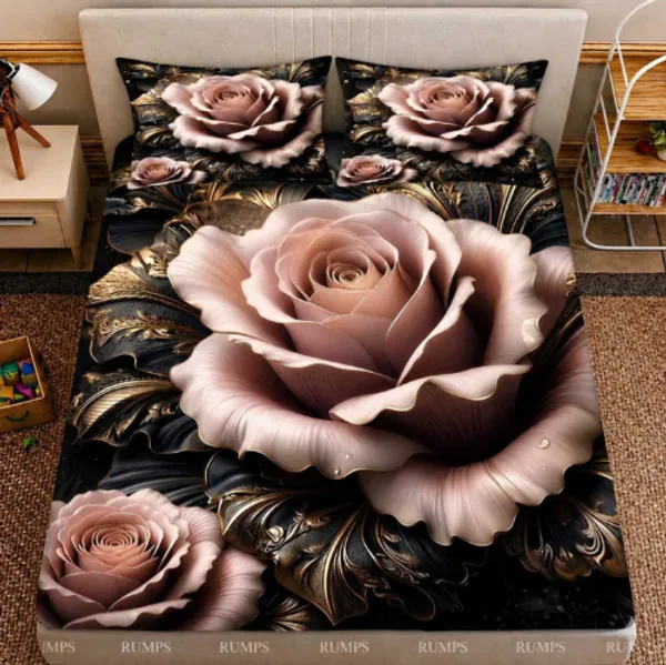 360_TC_-_Pure_Cotton_7D_Digital_Flat_bedsheet_with_Two_Pillow_Covers_having_King_and_Queen_Size_(King_Size_-90x100_inches)(Queen_size-_90x90_inches_)_Pillow_Cover_Size_18_x_28_inches)