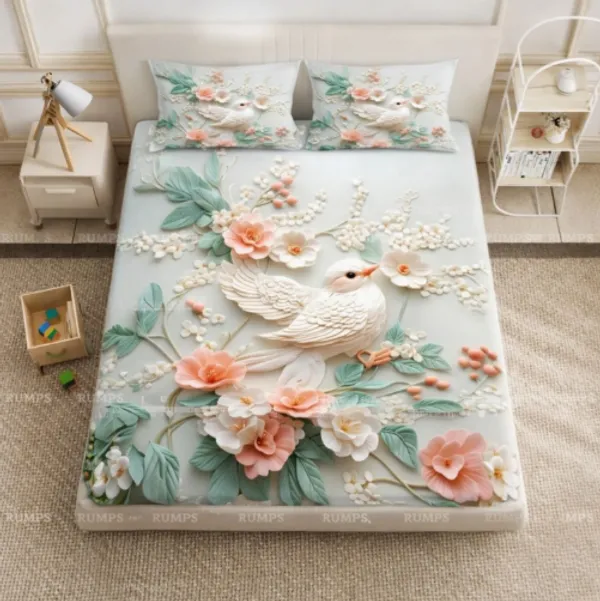 360_TC_-_Pure_Cotton_7D_Digital_Flat_bedsheet_with_Two_Pillow_Covers_having_King_and_Queen_Size_(King_Size_-90x100_inches)(Queen_size-_90x90_inches_)_Pillow_Cover_Size_18_x_28_inches)