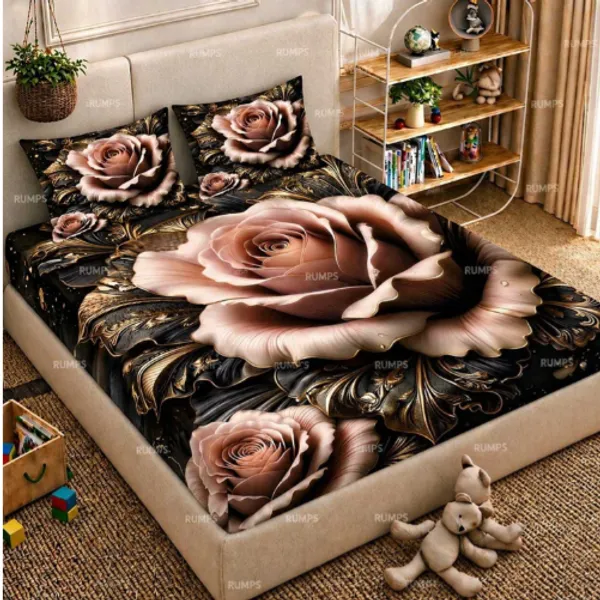 360_TC_-_Pure_Cotton_7D_Digital_Flat_bedsheet_with_Two_Pillow_Covers_having_King_and_Queen_Size_(King_Size_-90x100_inches)(Queen_size-_90x90_inches_)_Pillow_Cover_Size_18_x_28_inches)