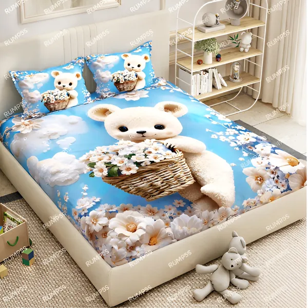 360_TC_-_Pure_Cotton_7D_Digital_Flat_bedsheet_with_Two_Pillow_Covers_having_King_and_Queen_Size_(King_Size_-90x100_inches)(Queen_size-_90x90_inches_)_Pillow_Cover_Size_18_x_28_inches)