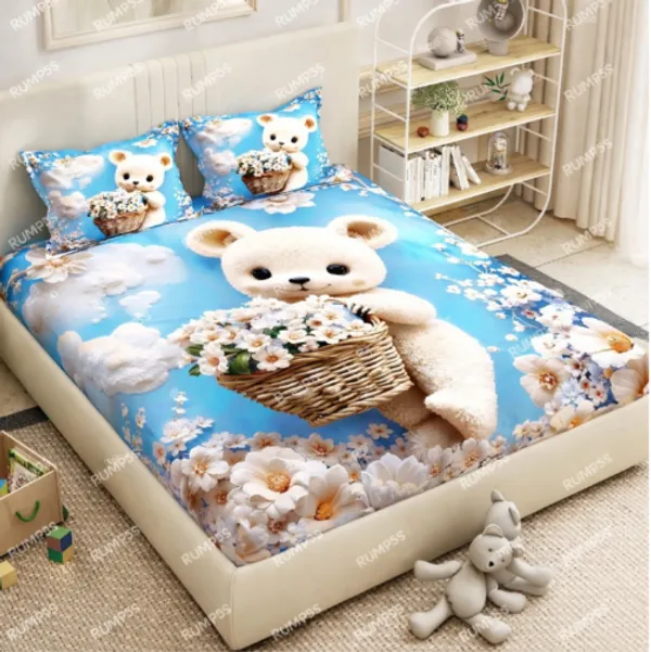 360_TC_-_Pure_Cotton_7D_Digital_Flat_bedsheet_with_Two_Pillow_Covers_having_King_and_Queen_Size_(King_Size_-90x100_inches)(Queen_size-_90x90_inches_)_Pillow_Cover_Size_18_x_28_inches)