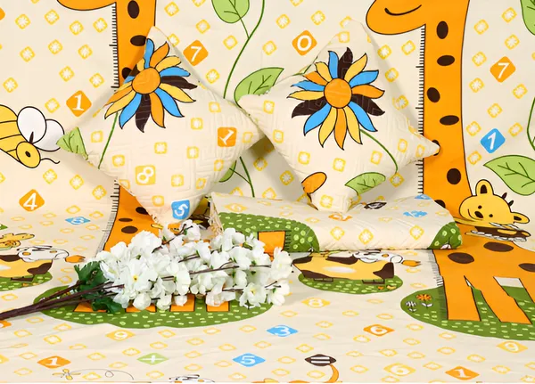Premium_5-Piece_Cotton_Bedding_Set:_Includes_1_Flat_Bedsheet,_2_Quilted_Zipped_Pillow_Covers,_2_Quilted_Cushion_Covers,_and_2_Cushion_Fillers