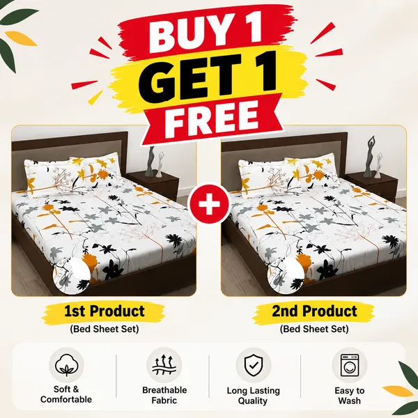 Buy_1_Get_1_WHITE_Premium__Fitted_Elastic_Bedsheet_With_Two_Pillow_Covers_(72X78X_Upto_10_Inches)_&_360_Degree_Elasticated