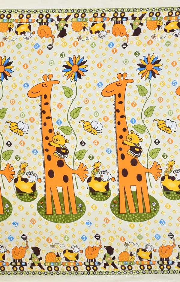 220_TC_Giraafe_Design_Single_Bed_Fitted_Bedsheet_Having_Size_36X72_(Fits_Upto_8_Inches_Of_Mattress)