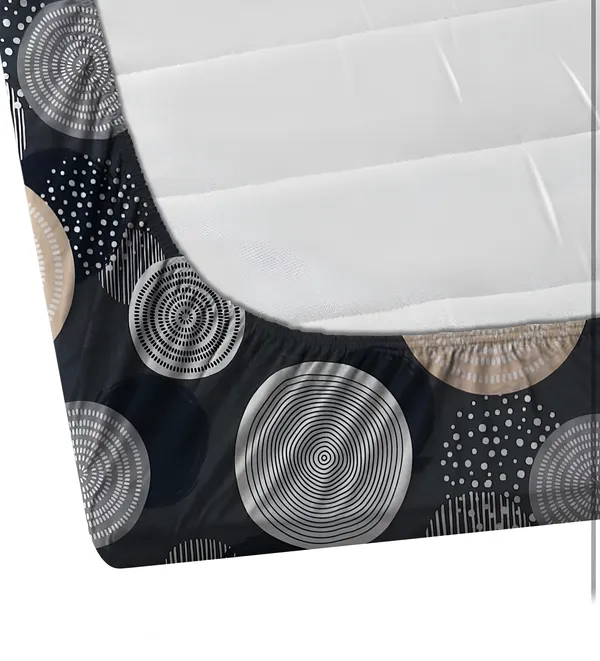 220_TC_Grey_Single_Bed_Fitted_Bedsheet_Having_Size_36X72_(Fits_Upto_8_Inches_Of_Mattress)