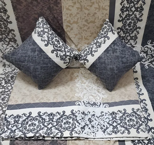 Premium_5-Piece_Cotton_Bedding_Set:_Includes_1_Flat_Bedsheet,_2_Quilted_Zipped_Pillow_Covers,_2_Quilted_Cushion_Covers,_and_2_Cushion_Fillers