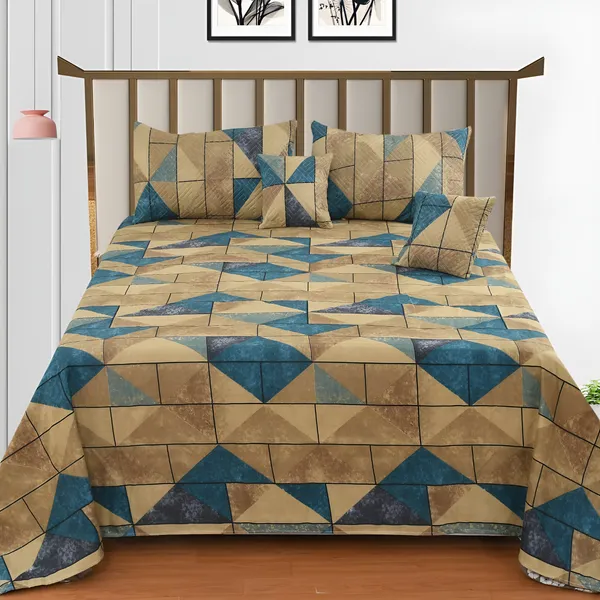 Premium_5-Piece_Cotton_Bedding_Set:_Includes_1_Flat_Bedsheet,_2_Quilted_Zipped_Pillow_Covers,_2_Quilted_Cushion_Covers,_and_2_Cushion_Fillers