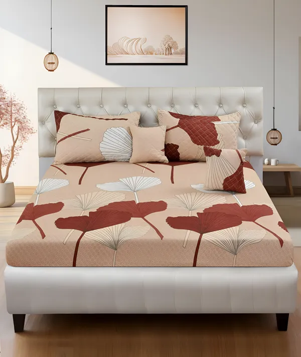 220_TC__Fitted_Elastic_Bedsheet_With_Two_Pillow_Covers__(72X78X_Upto_10_Inches)_&_360_Degree_Elasticated