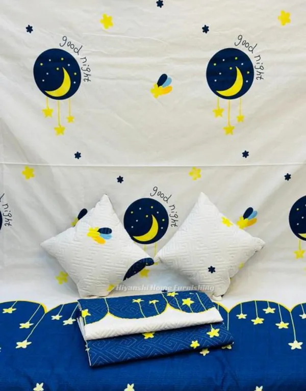 Premium_5-Piece_Cotton_Bedding_Set:_Includes_1_Flat_Bedsheet,_2_Quilted_Zipped_Pillow_Covers,_2_Quilted_Cushion_Covers,_and_2_Cushion_Fillers