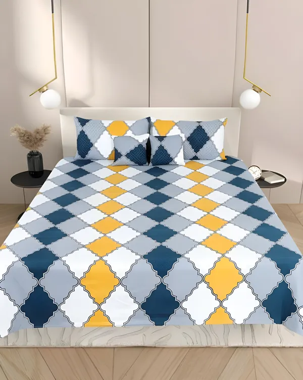 Premium_5-Piece_Cotton_Bedding_Set:_Includes_1_Flat_Bedsheet,_2_Quilted_Zipped_Pillow_Covers,_2_Quilted_Cushion_Covers,_and_2_Cushion_Fillers