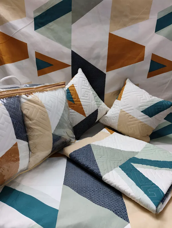 Premium_5-Piece_Cotton_Bedding_Set:_Includes_1_Flat_Bedsheet,_2_Quilted_Zipped_Pillow_Covers,_2_Quilted_Cushion_Covers,_and_2_Cushion_Fillers