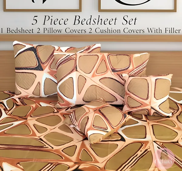 Premium_5-Piece_Cotton_Bedding_Set:_Includes_1_Flat_Bedsheet,_2_Quilted_Zipped_Pillow_Covers,_2_Quilted_Cushion_Covers,_and_2_Cushion_Fillers