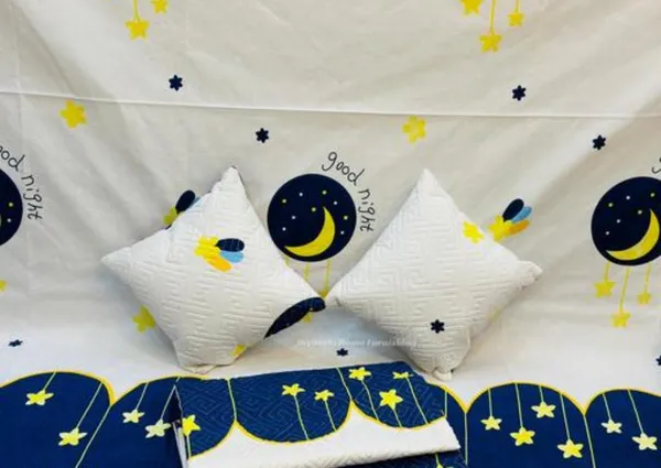 Premium_5-Piece_Cotton_Bedding_Set:_Includes_1_Flat_Bedsheet,_2_Quilted_Zipped_Pillow_Covers,_2_Quilted_Cushion_Covers,_and_2_Cushion_Fillers