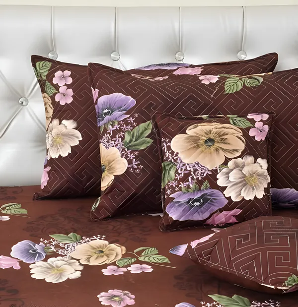 Premium_5-Piece_Cotton_Bedding_Set:_Includes_1_Flat_Bedsheet,_2_Quilted_Zipped_Pillow_Covers,_2_Quilted_Cushion_Covers,_and_2_Cushion_Fillers