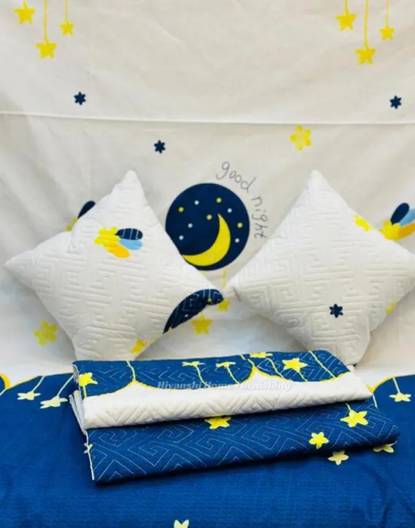 Premium_5-Piece_Cotton_Bedding_Set:_Includes_1_Flat_Bedsheet,_2_Quilted_Zipped_Pillow_Covers,_2_Quilted_Cushion_Covers,_and_2_Cushion_Fillers