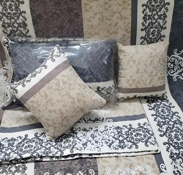 Premium_5-Piece_Cotton_Bedding_Set:_Includes_1_Flat_Bedsheet,_2_Quilted_Zipped_Pillow_Covers,_2_Quilted_Cushion_Covers,_and_2_Cushion_Fillers