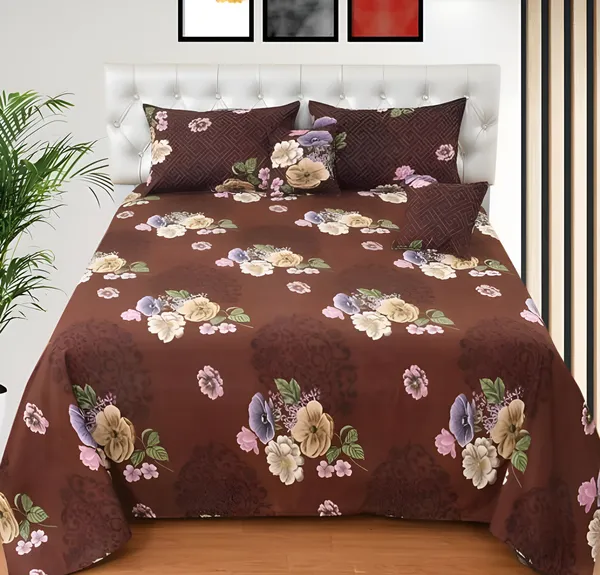 Premium_5-Piece_Cotton_Bedding_Set:_Includes_1_Flat_Bedsheet,_2_Quilted_Zipped_Pillow_Covers,_2_Quilted_Cushion_Covers,_and_2_Cushion_Fillers