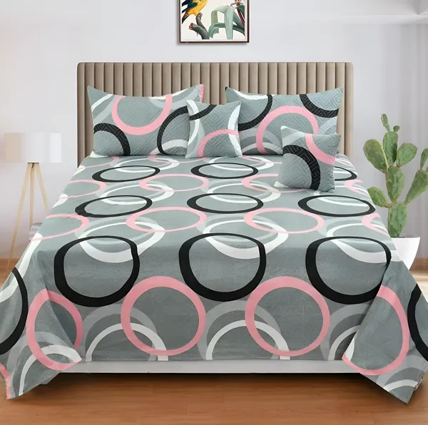 Premium_5-Piece_Cotton_Bedding_Set:_Includes_1_Flat_Bedsheet,_2_Quilted_Zipped_Pillow_Covers,_2_Quilted_Cushion_Covers,_and_2_Cushion_Fillers