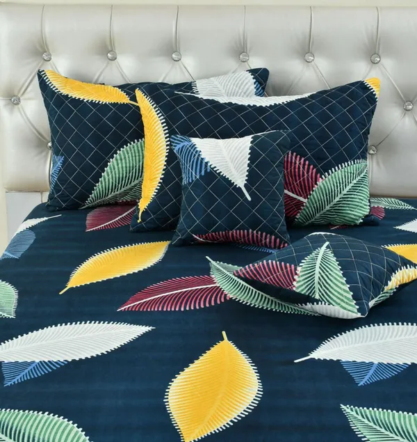 Premium_5-Piece_Cotton_Bedding_Set:_Includes_1_Flat_Bedsheet,_2_Quilted_Zipped_Pillow_Covers,_2_Quilted_Cushion_Covers,_and_2_Cushion_Fillers