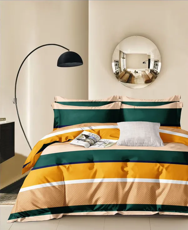 MERINO_Premium_Fitted_Elastic_Bedsheet_with_Two_Pillow_Covers_(72X78X_Up_to_10_Inches)_&_360_Degree_Elasticated_|_BS