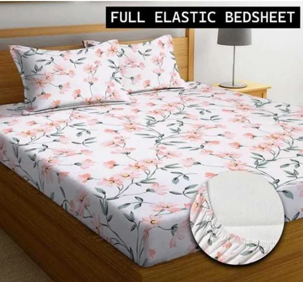 JAIPURI_INDIAN_Premium_Fitted_Floral_Bedsheet_(72X78X_Up_to_10_Inches)_&_360_Degree_Elasticated