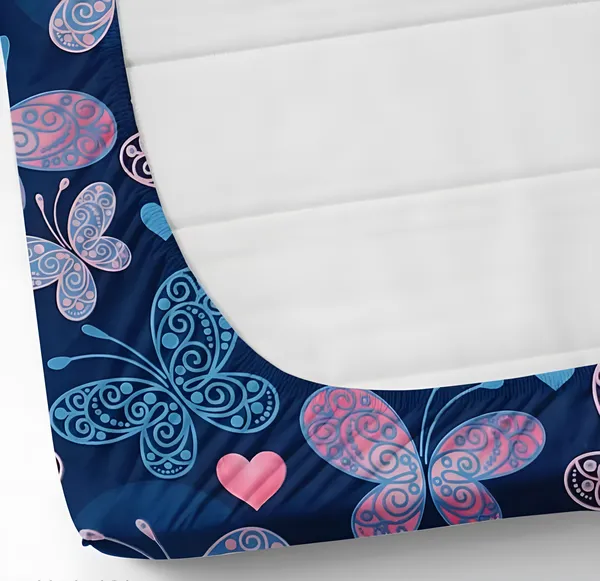 BUTTERFLY_Premium_Fitted_Elastic_Bedsheet_with_Two_Pillow_Covers_(72X78X_Up_to_10_Inches)_&_360_Degree_Elasticated