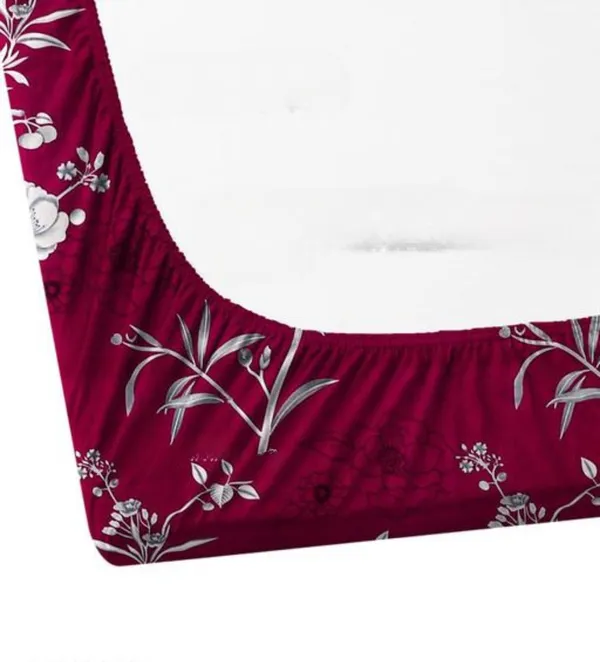 Floral_Premium__Fitted_Elastic_Bedsheet_With_Two_Pillow_Covers__(72X78X_Upto_10_Inches)_&_360_Degree_Elasticated