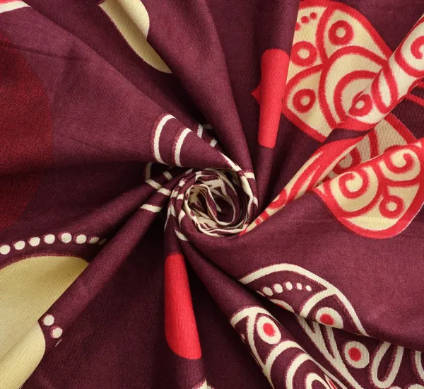 220_TC_Red_Butterfly_Single_Bed_Fitted_Bedsheet_Having_Size_36X72_(Fits_Upto_8_Inches_Of_Mattress)