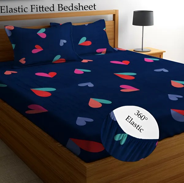 220_TC_Fitted_Bedsheet_with_2_Pillow_Covers_(72X78X_Upto_10_Inches)_&_360_Degree_Elasticated
