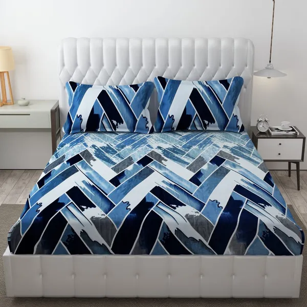 PREMIUM_500_TC_HEAVY_FLANNEL_WARM__FITTED_BEDSHEET_WITH_ELASTIC_AND_Floral_design
