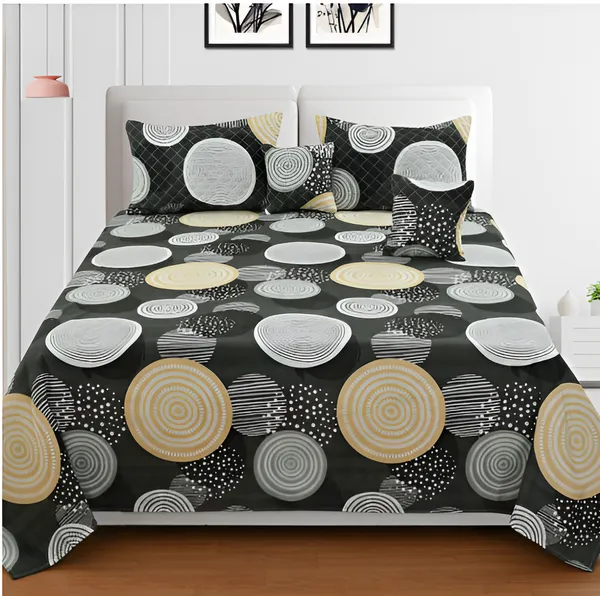Premium_5-Piece_Cotton_Bedding_Set:_Includes_1_Flat_Bedsheet,_2_Quilted_Zipped_Pillow_Covers,_2_Quilted_Cushion_Covers,_and_2_Cushion_Fillers
