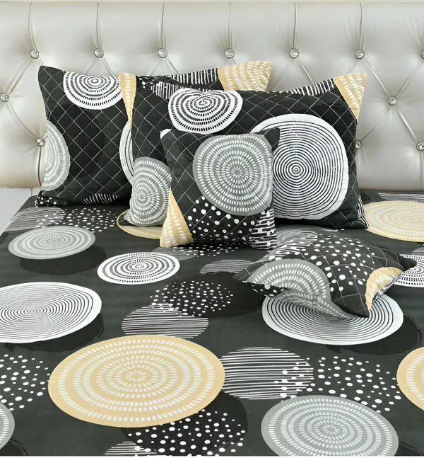 Premium_5-Piece_Cotton_Bedding_Set:_Includes_1_Flat_Bedsheet,_2_Quilted_Zipped_Pillow_Covers,_2_Quilted_Cushion_Covers,_and_2_Cushion_Fillers