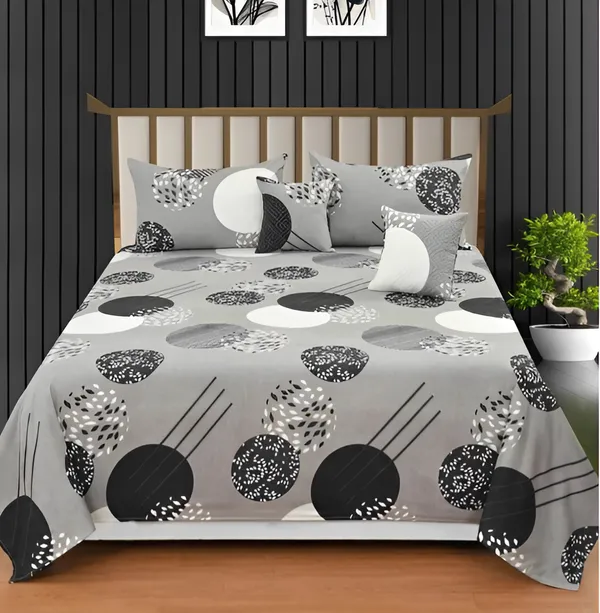 Premium_5-Piece_Cotton_Bedding_Set:_Includes_1_Flat_Bedsheet,_2_Quilted_Zipped_Pillow_Covers,_2_Quilted_Cushion_Covers,_and_2_Cushion_Fillers