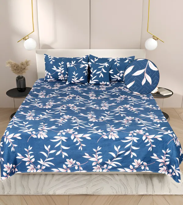 Premium_5-Piece_Cotton_Bedding_Set:_Includes_1_Flat_Bedsheet,_2_Quilted_Zipped_Pillow_Covers,_2_Quilted_Cushion_Covers,_and_2_Cushion_Fillers
