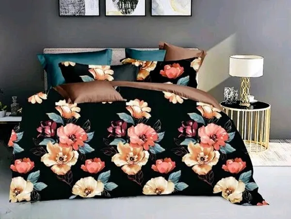 BLACK_GOLDEN_Premium_Floral_Bedsheet_with_2_Pillow_Covers_(72X78X_Up_to_10_Inches)_&_360_Degree_Elasticated